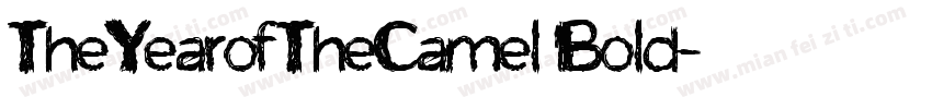 TheYearofTheCamel Bold字体转换